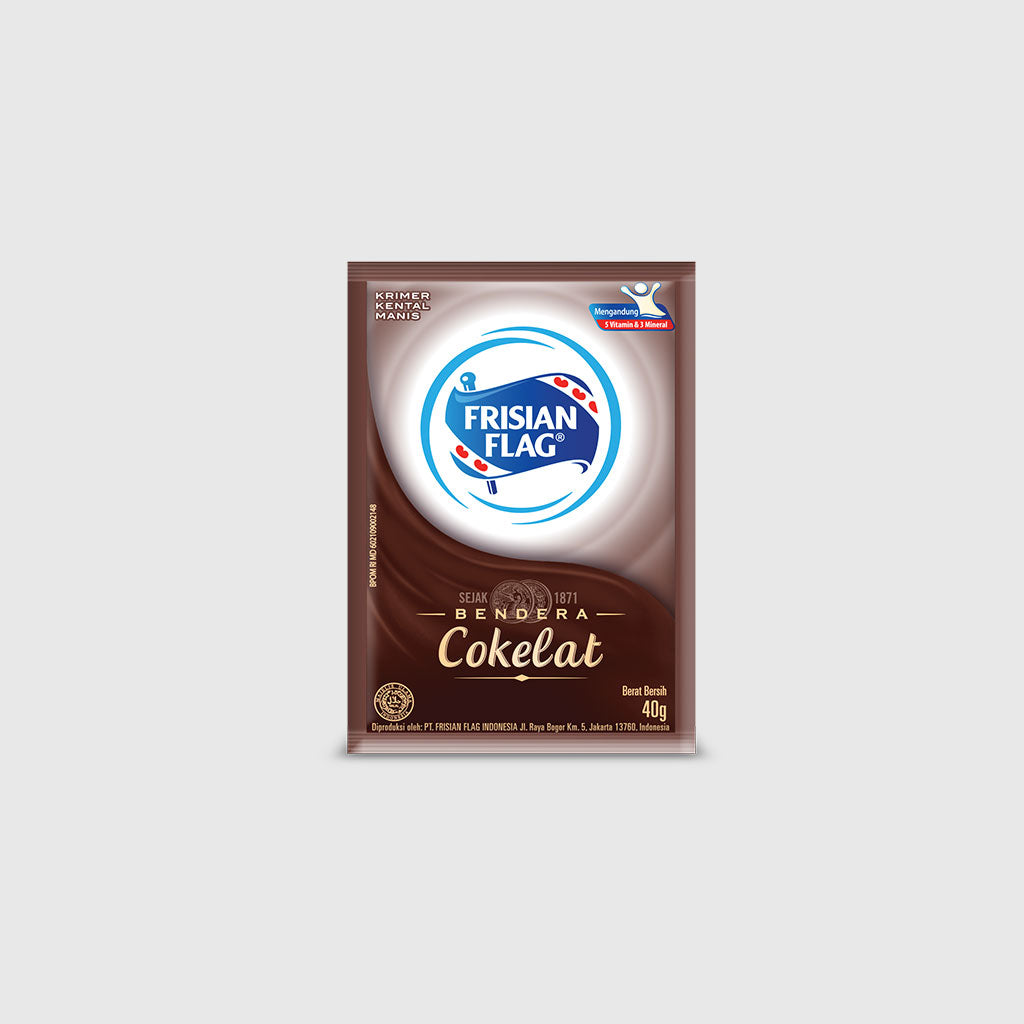 susu bendera Coklat saset