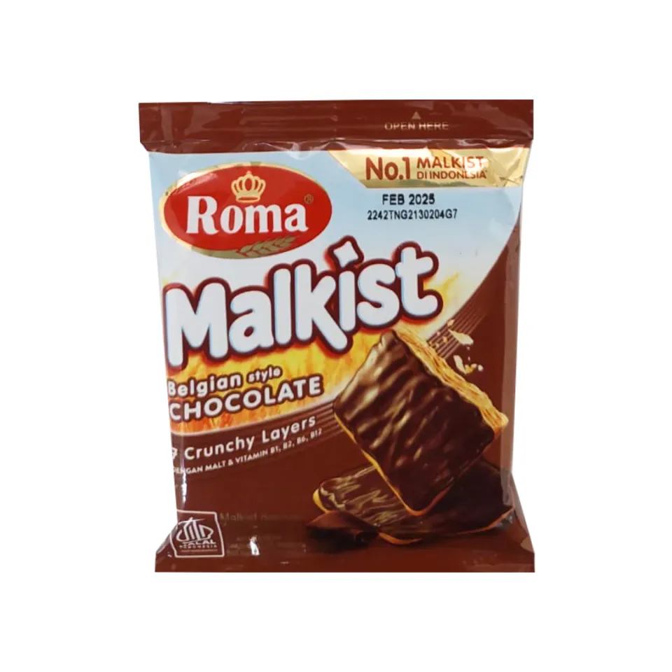 roma malkist chocolate 18 gram
