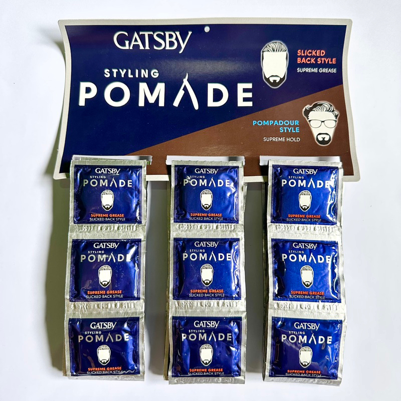 getsby pomade saset