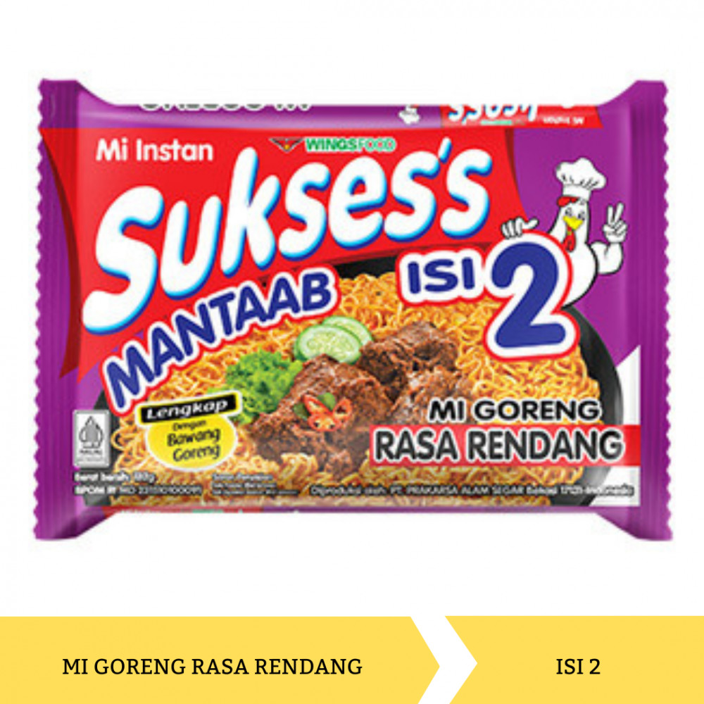 sukses mie rendang