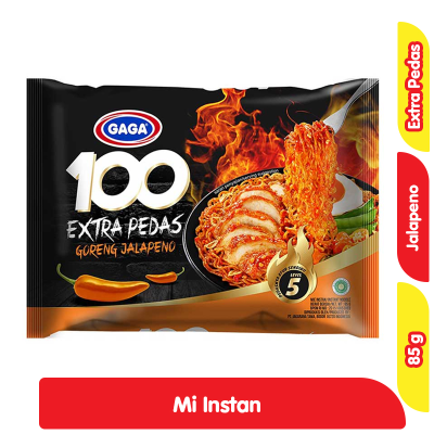 mie gaga 100 pedas goreng jalapeno