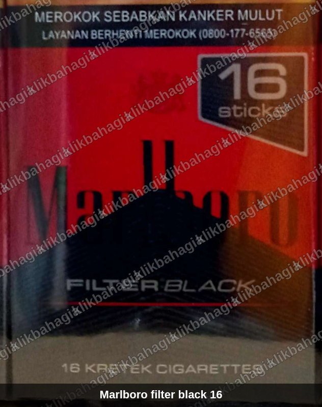 Marlboro filter black 16