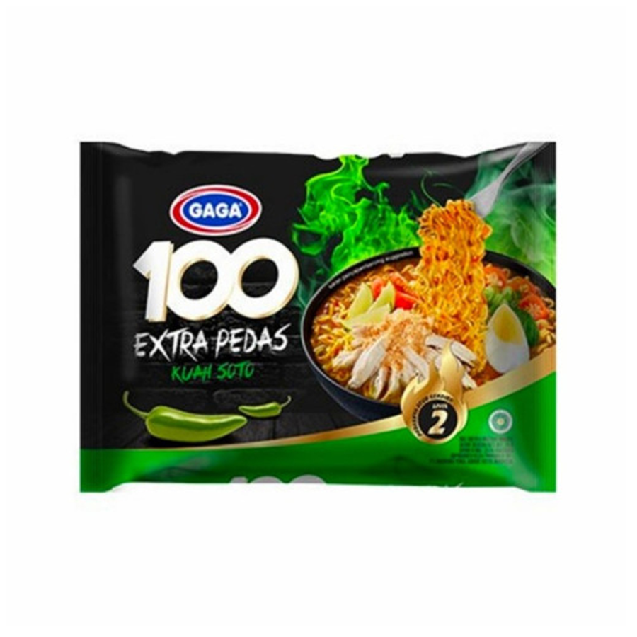 mie gaga 100 pedas kuah soto