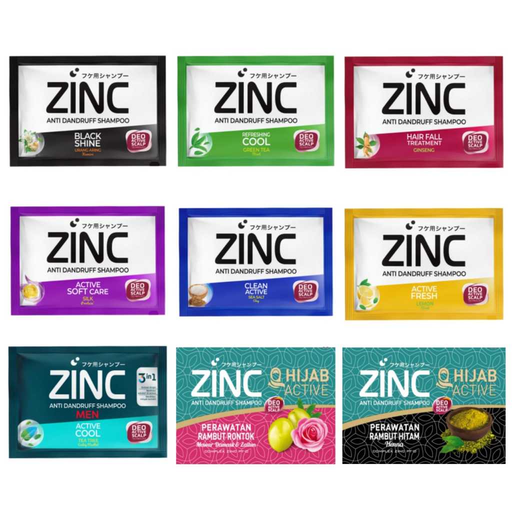 shampoo zinc saset