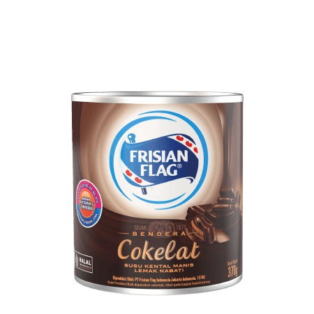 susu bendera coklat kaleng