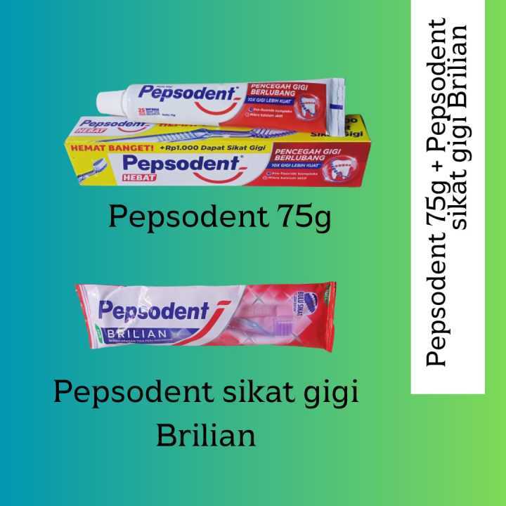 Pepsodent 75  + sikat gigi